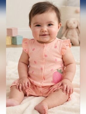Carter's Child of Mine Baby Girl Romper